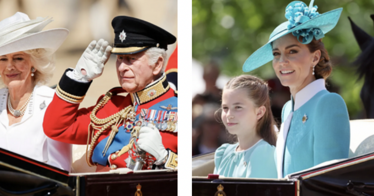 Al Trooping the Colour tutta l’attenzione è per un Re Carlo con gli occhi lucidi, che si commuove spesso. Splendida Kate, con i suoi tre figli