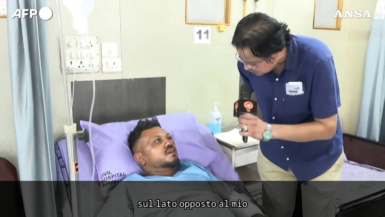 ho pensato di morire anche io poi ho riaperto gli occhi il racconto dell8217unico superstite del disastro aereo in india