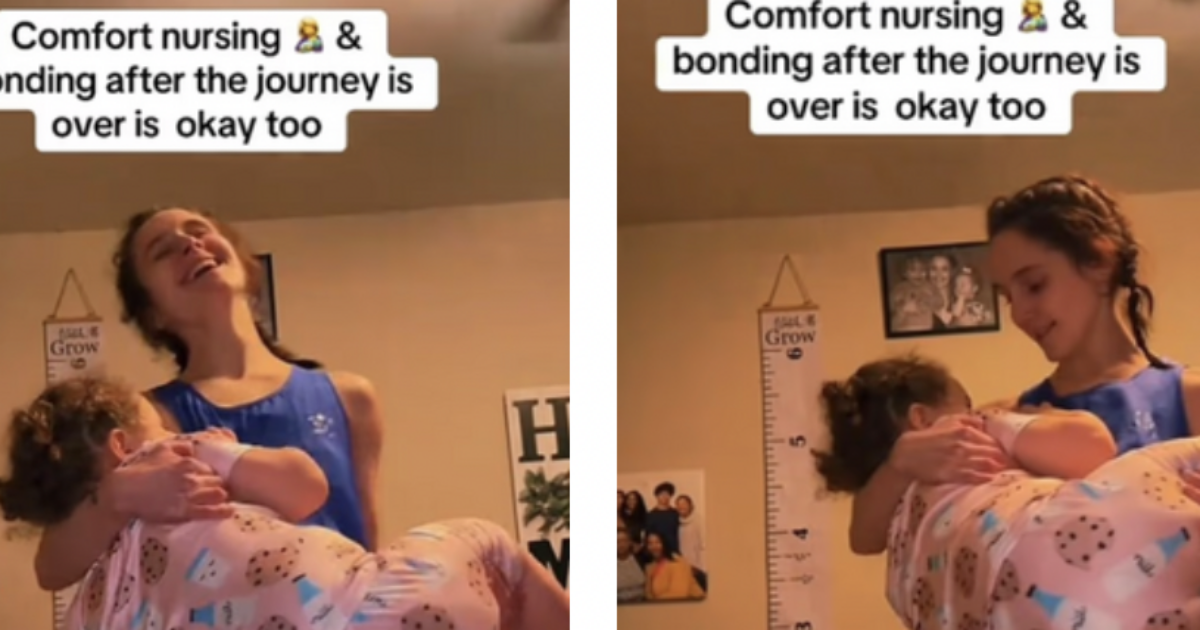 “Allatta ancora sua figlia al seno? Ma quella bambina ha un fondo pensione e un mutuo”: comico statunitense contro una giovane mamma, che si difende con un video su TikTok