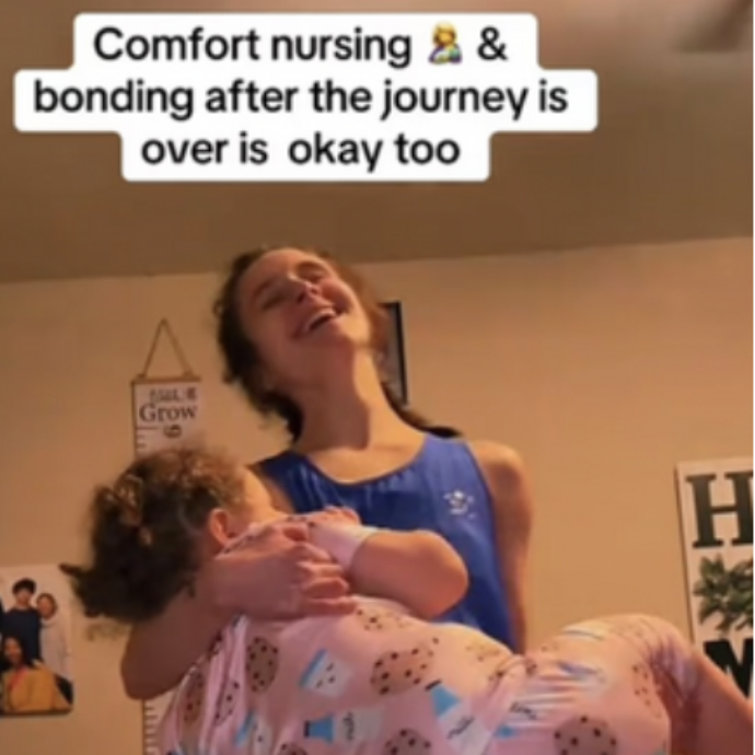 “Allatta ancora sua figlia al seno? Ma quella bambina ha un fondo pensione e un mutuo”: comico statunitense contro una giovane mamma, che si difende con un video su TikTok