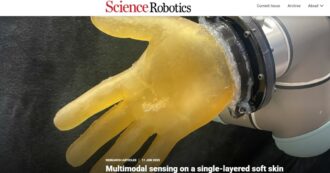 An electronic skin that senses heat, cold and cuts: robots will have a human-like sense of touch