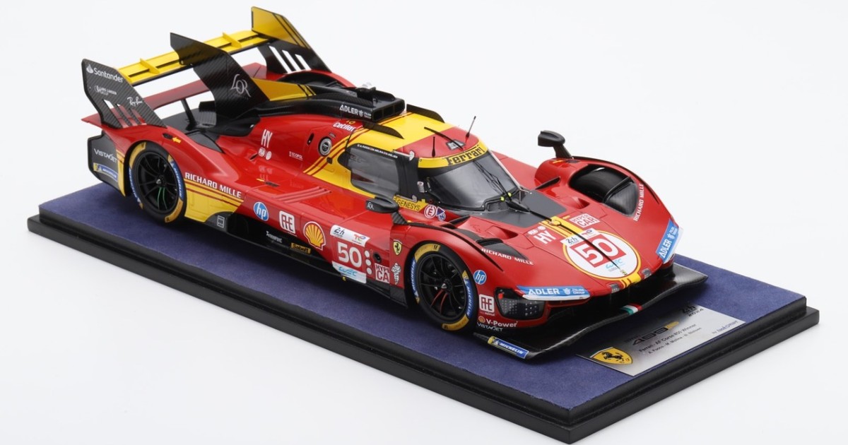 il gadget pi249 acquistato alla 24 ore di le mans il modellino della ferrari 499p 50 del 2023