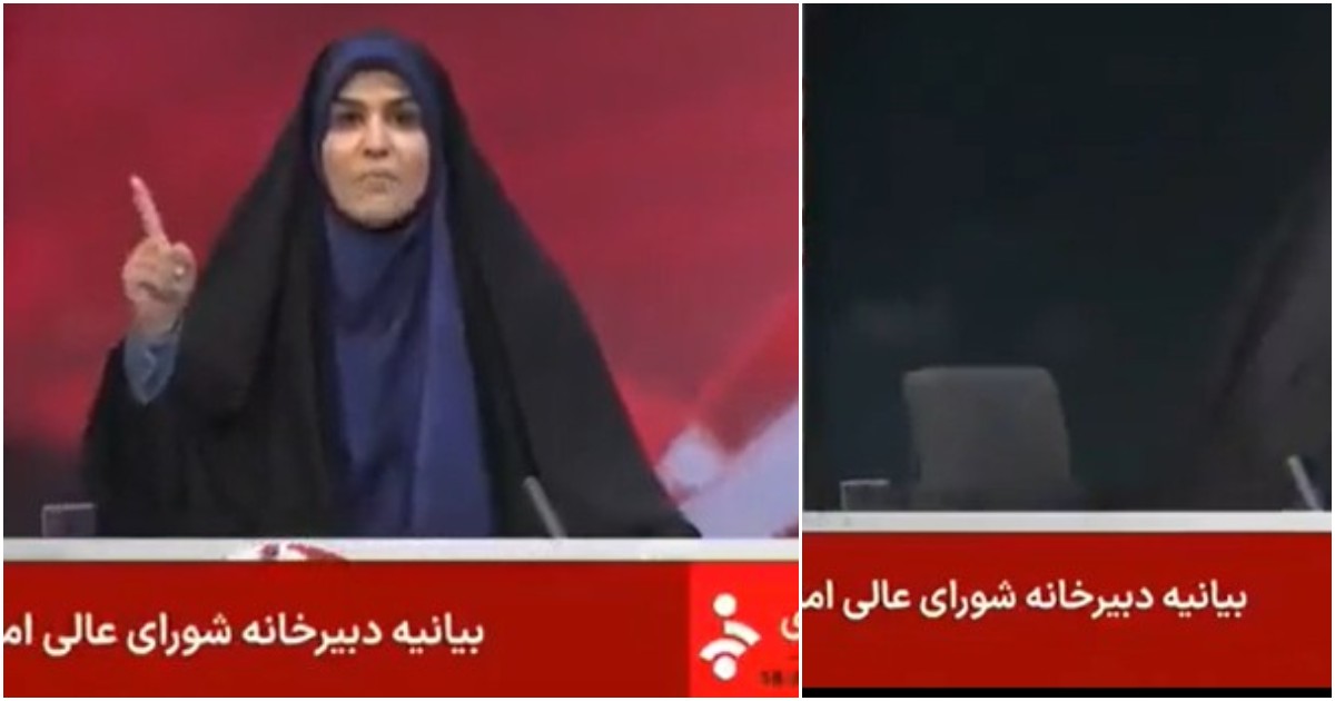 iran bombardata anche la tv di stato fuga dallo studio televisivo al momento dell8217esplosione