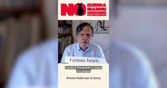 Copertina di Manifestazione contro il riarmo, l’appello del Nobel Parisi: “Anche io parteciperò contro guerra e autoritarismo”