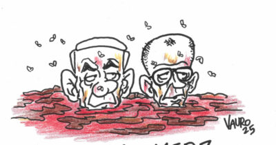 Copertina di La vignetta di Vauro