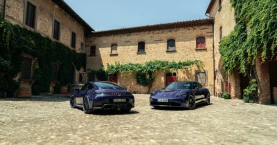 Copertina di Porsche Italia festeggia 40 anni con le Market Edition di 911 Carrera 4 GTS e Taycan 4S