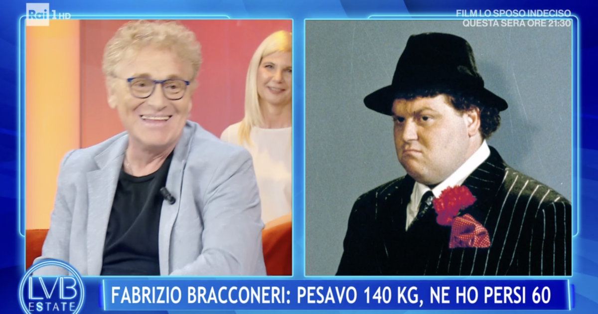 pesavo 140 kg e ne ho persi 60 ma nei film mi volevano ciccione la palestra 200 inutile cos236 fabrizio bracconieri caterina balivo prende le distanze
