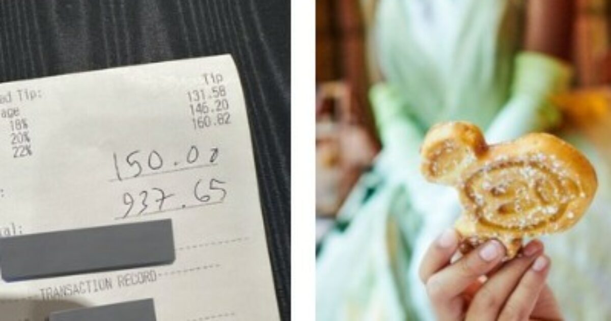Pranza in un hotel Disney con la famiglia e gli arriva un conto da 800 euro: “Se trovo quel topo lo rapino”. Lo scontrino è virale