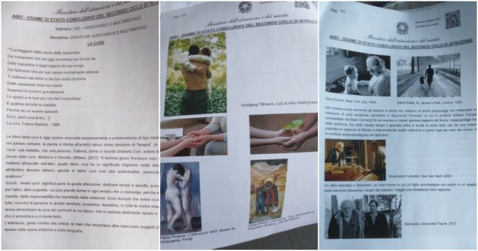 Maturità 2025, la seconda prova per le discipline audiovisive e multimediali con “La cura” di Franco Battiato: FOTO