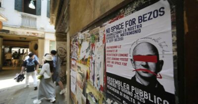 Copertina di Jeff Bezos si sposa a Venezia: perché questo matrimonio non s’ha da fare