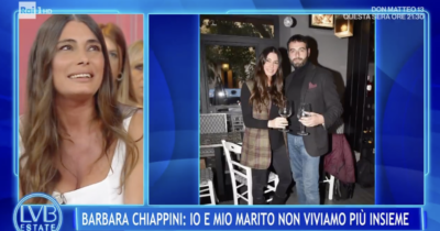 Copertina di “Non vivo più con mio marito, vorrei fosse più sensibile, ha un carattere molto forte. La tv? Mi sono isolata, non so perché”: lo rivela Barbara Chiappini
