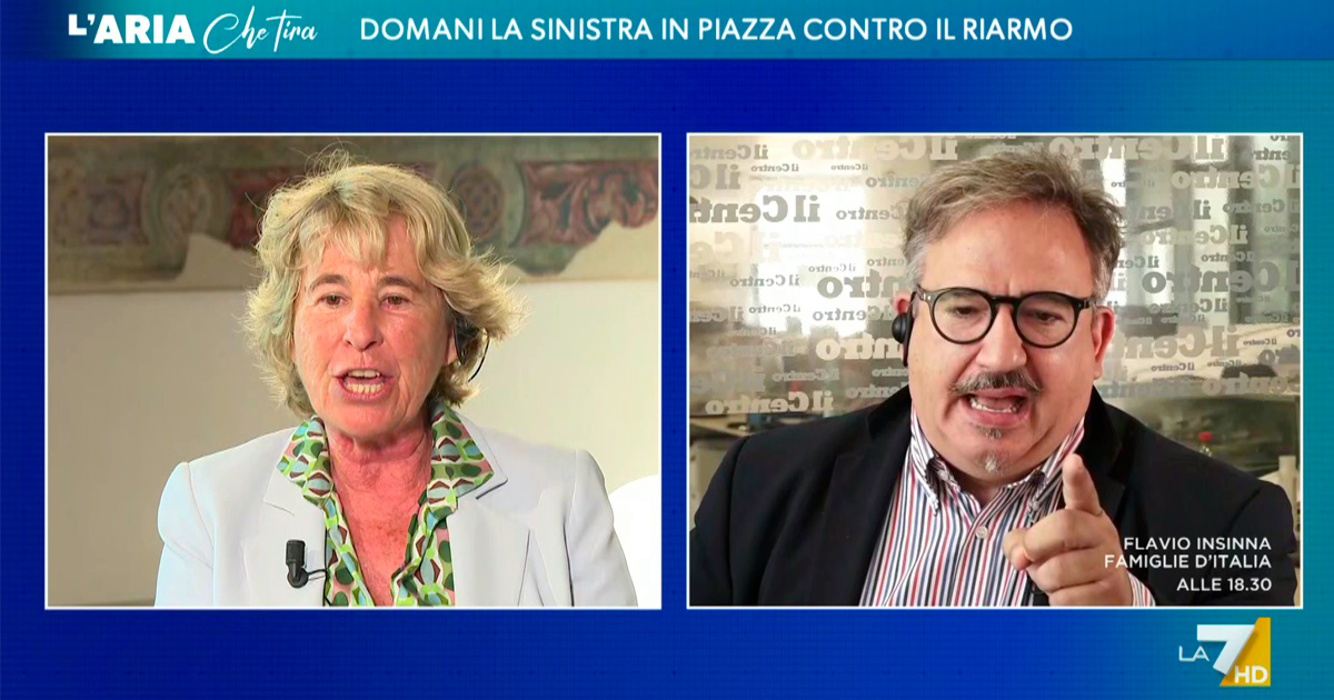 Riarmo Ue, lite Telese Craxi. “Dovrete passare sul mio corpo”. “Fai demagogia”. Su La7 Riarmo Ue, lite Telese Craxi. “Dovrete passare sul mio corpo”. “Fai demagogia”. Su La7