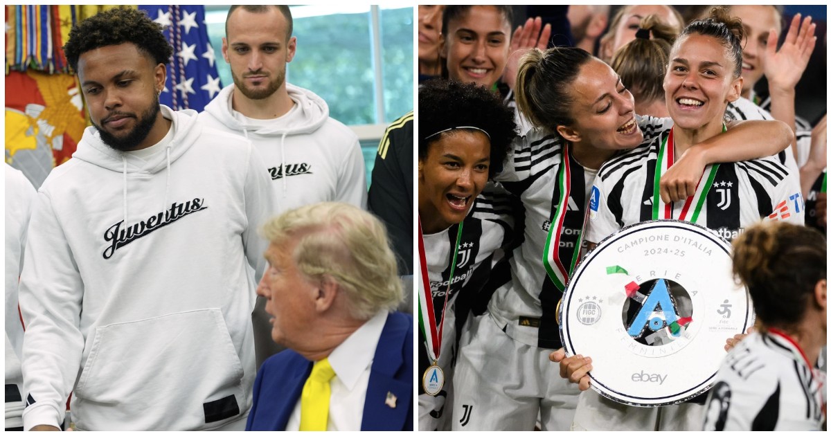 la juventus alle spalle di trump ha un aspetto svilente anche per il calcio femminile