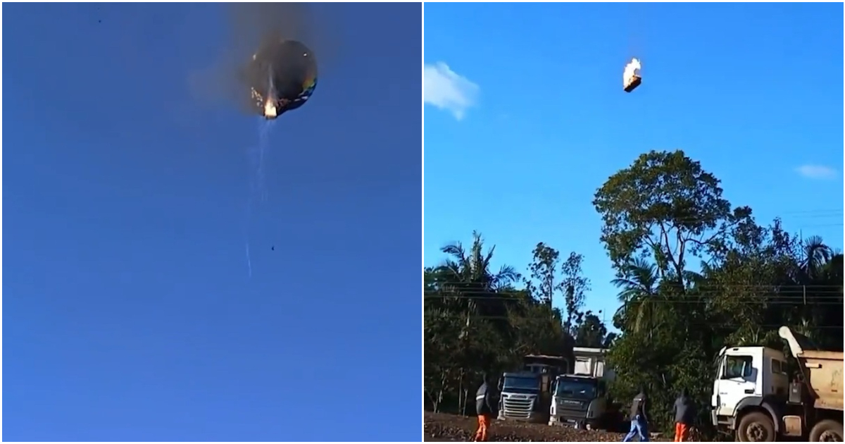 Mongolfiera prende fuoco e precipita in Brasile: otto morti e 13 feriti. Il video dell’incidente Mongolfiera prende fuoco e precipita in Brasile: otto morti e 13 feriti. Il video dell’incidente