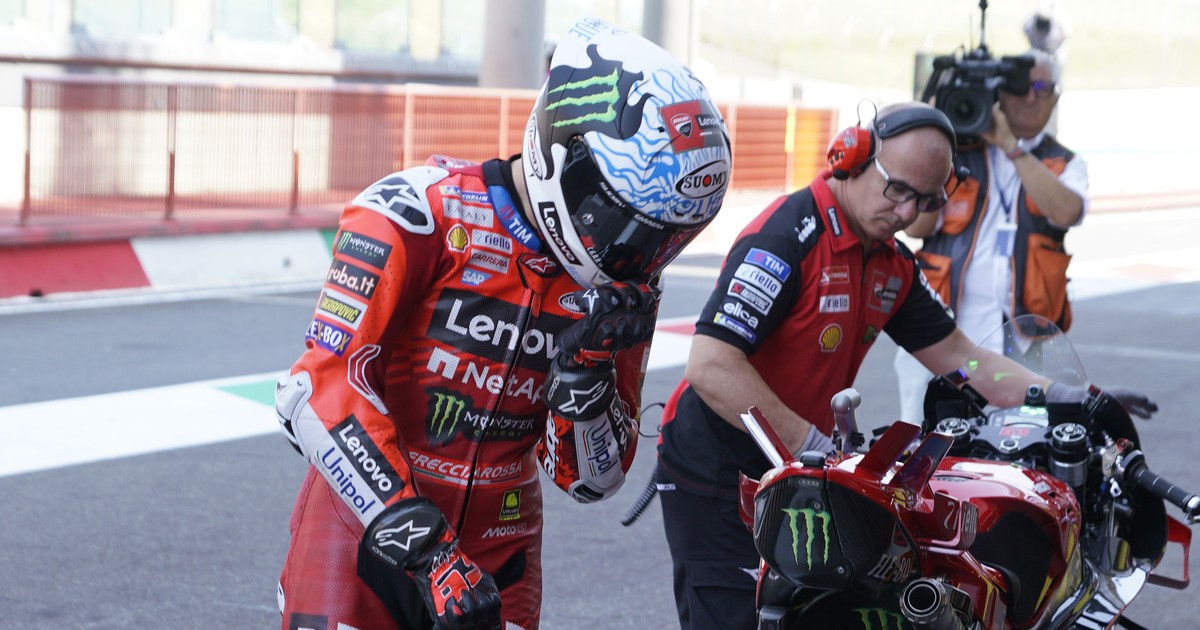 mi dispiace ai tifosi avrei voluto dare di pi249 ma ho sempre lo stesso problema l8217amarezza di bagnaia dopo la sprint al mugello