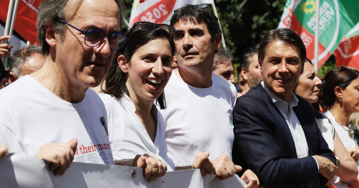 Inziativa congiunta dei leader Avs, M5s e Pd: “Il governo fermi la cooperazione militare con Israele, basta massacri”