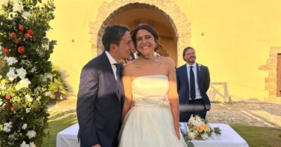 Copertina di Anche i giornalisti hanno un cuore, auguri ai colleghi Martina Castigliani e Giuseppe Pipitone oggi sposi