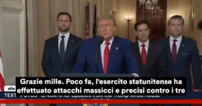 Copertina di Gli Usa attaccano i siti nucleari iraniani. Trump: “Spettacolare successo militare, ora pace o ci saranno conseguenze”