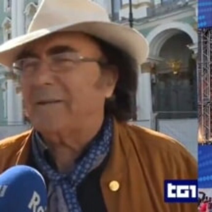 “Sembra che qua sia bombe e cannoni da tutte le parti. A te risulta?”, “No, ma non è qui la guerra…”: il botta e risposta tra Al Bano e la giornalista del Tg1 in Russia è virale