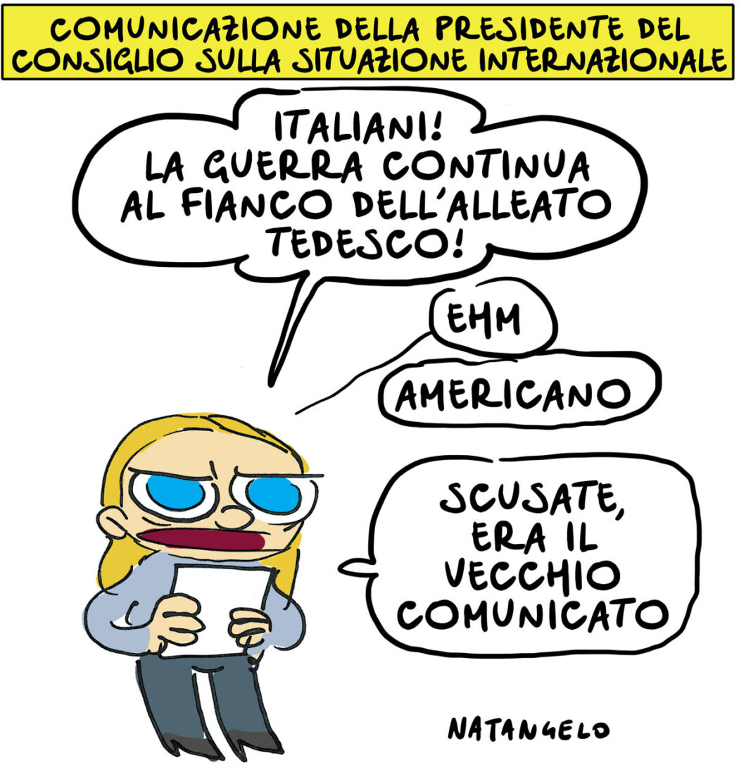 La vignetta di Natangelo