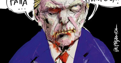 Copertina di La vignetta di Beppe Mora