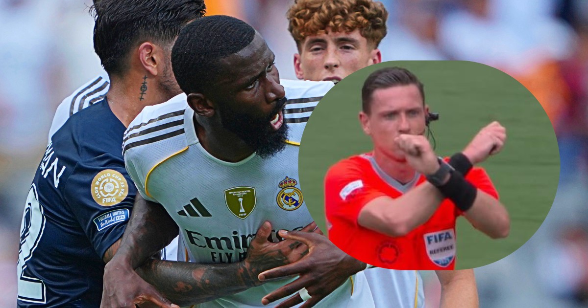 r252diger denuncia un insulto razzista al mondiale per club l8217arbitro attiva per la prima volta il protocollo x come funziona