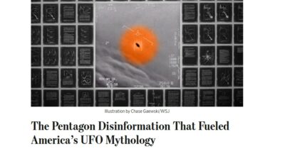Copertina di L’articolo del Wall Street Journal sugli Ufo ‘inventati’ ha generato una nuova campagna denigratoria