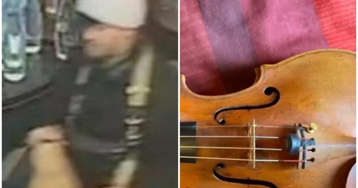 rubato violino da 175 mila euro in un pub a londra aiutateci a trovarlo la polizia diffonde la foto del ladro