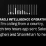 Copertina di “Sono quello che ha mandato all’inferno i tuoi colleghi”: le telefonate del Mossad ai generali iraniani