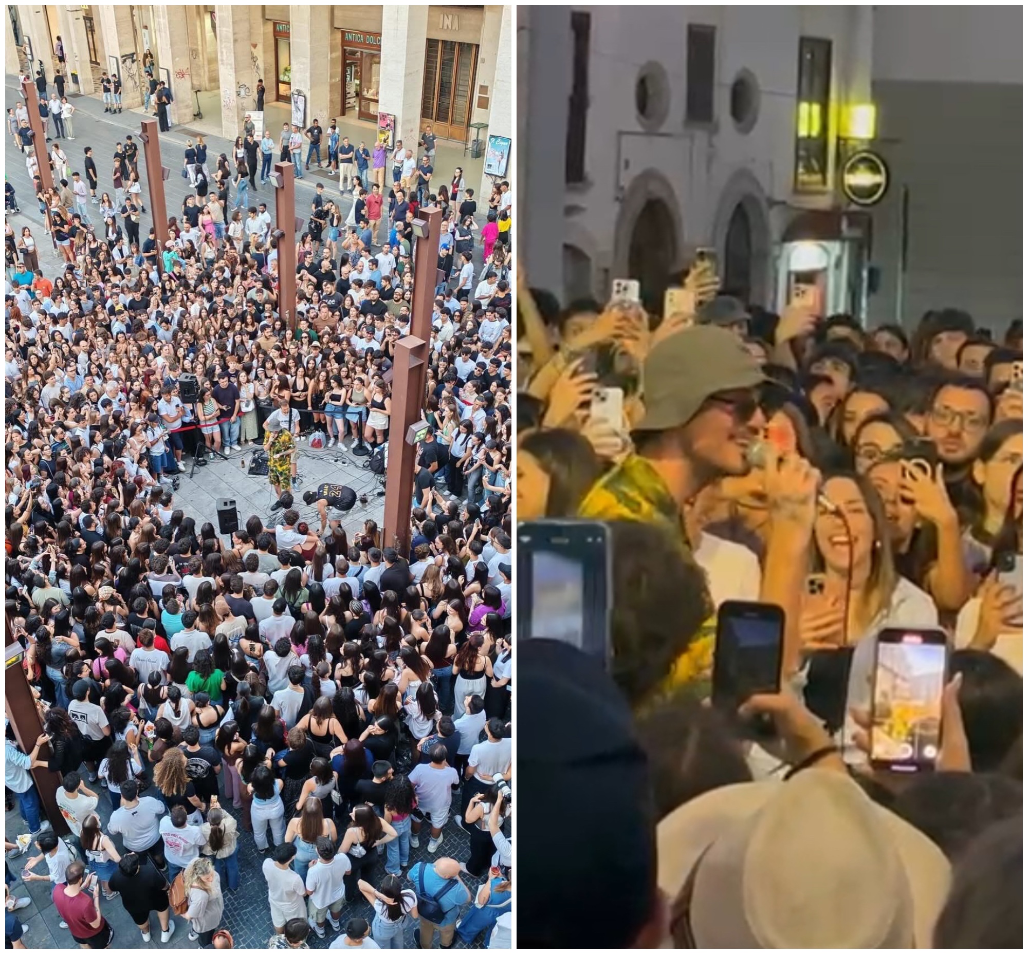 Due casse, un microfono e l’improvvisata nel centro storico: Carl Brave canta e diverte tra le vie di Potenza Due casse, un microfono e l’improvvisata nel centro storico: Carl Brave canta e diverte tra le vie di Potenza