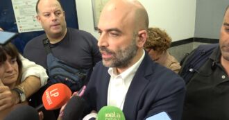 Copertina di Saviano: “Salvini in aula? Mi ha sconvolto perché non si ricordava, ometteva. Ha balbettato qualcosa…” – Video