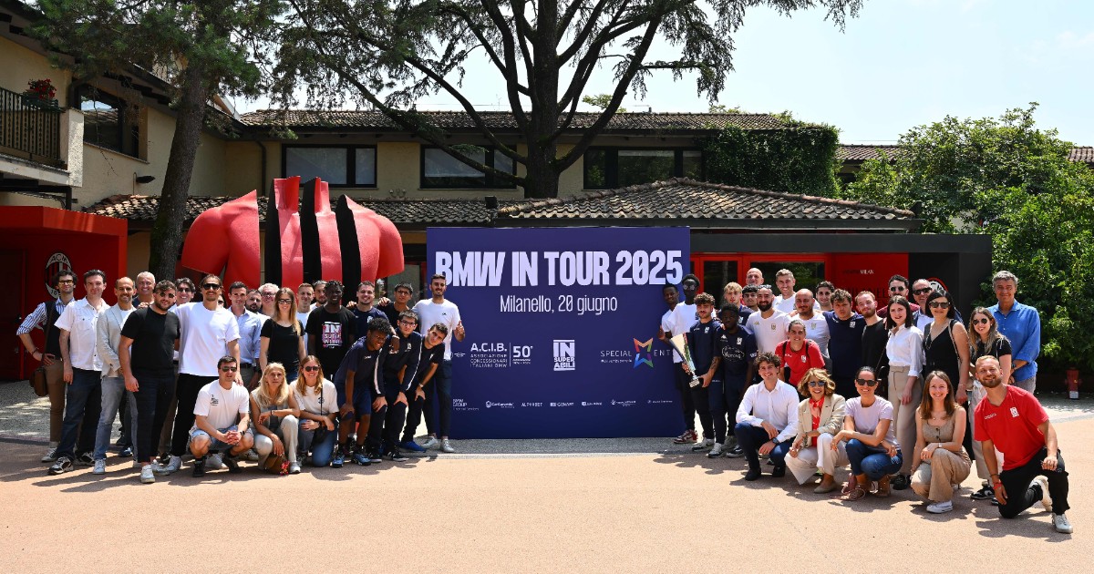 bmw in tour gran finale a milanello quando sport e inclusione fanno squadra