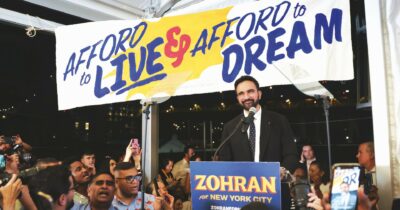 Copertina di Vittoria di Mamdani alle primarie di Nyc, Bhaskar Sunkara (Jacobin): “Sconfitto l’establishment Dem, ora ci serve un po’ di populismo”