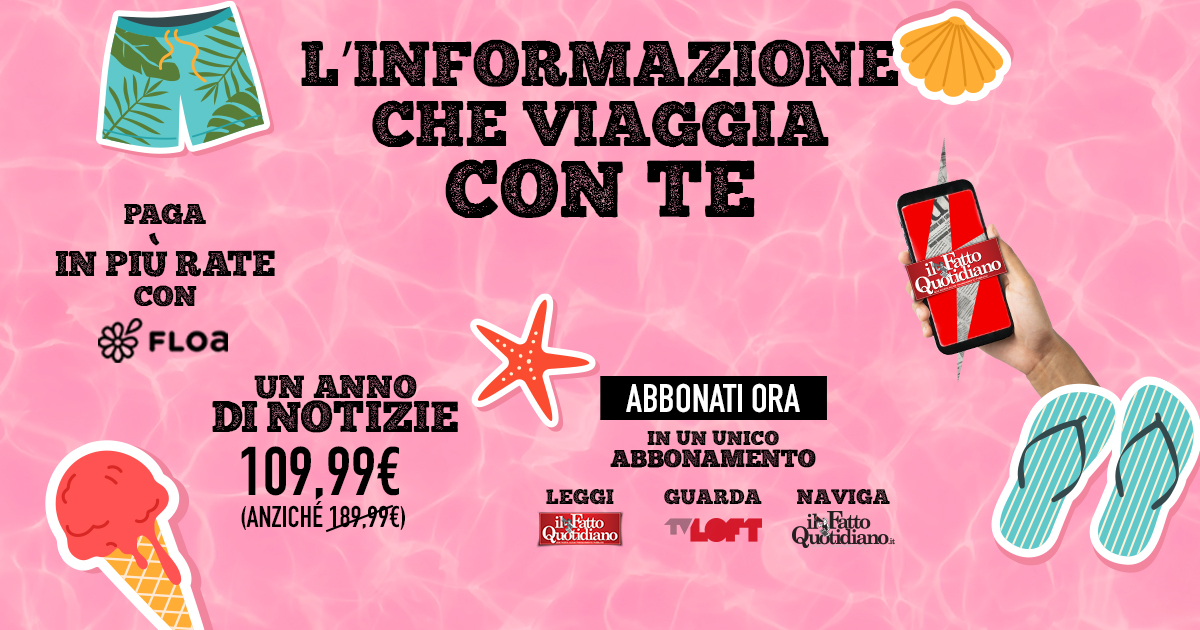 In viaggio con Il Fatto Quotidiano: l’offerta per un anno di notizie a un prezzo imperdibile In viaggio con Il Fatto Quotidiano: l’offerta per un anno di notizie a un prezzo imperdibile