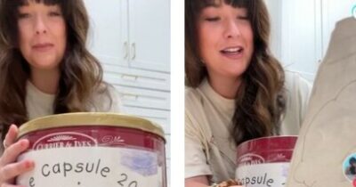 Copertina di Apre una ‘capsula del tempo’ creata nel 1999, quando faceva la seconda elementare: il video che posta su TikTok diventa subito virale