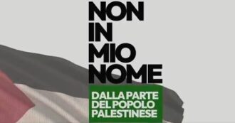 Copertina di Non in mio nome, a Roma la manifestazione per il popolo palestinese: la diretta