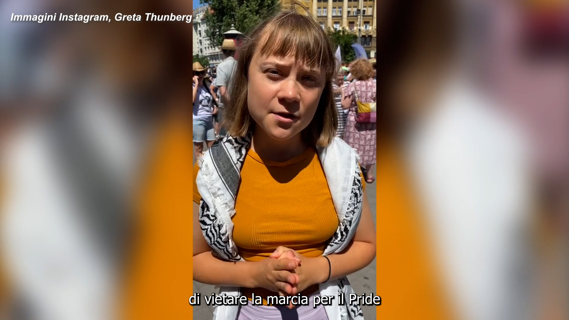 greta thunberg al pride di budapest vietato da orb224n attacco fascista ai diritti umani