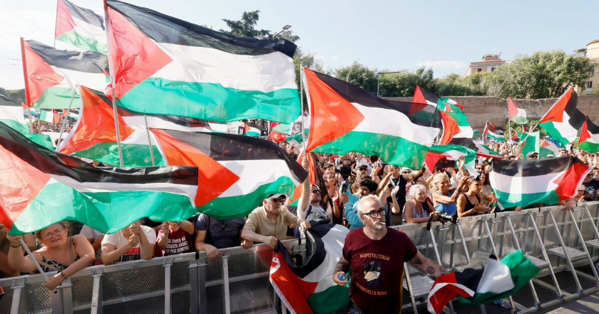 la retorica dello stato palestinese 232 una farsa vale per macron e ora anche per schlein