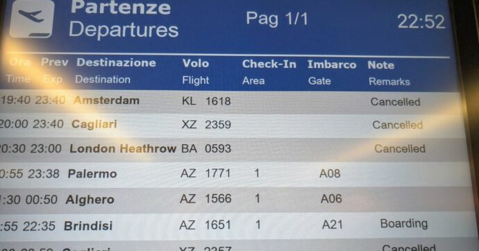 Blocco aeroporti Nord, Enav “accusa” Tim: “Avaria radar per connessione in down”. La replica: “Estranei”