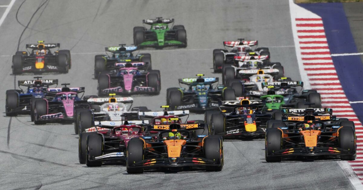 formula 1 in austria 232 doppietta mclaren norris davanti a piastri leclerc 232 terzo
