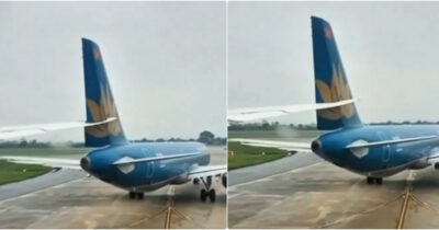 Copertina di Incidente tra due aerei poco prima del decollo: il Boeing ha tagliato il timone come un coltello. La compagnia Vietnam Airlines ha sospeso quattro piloti