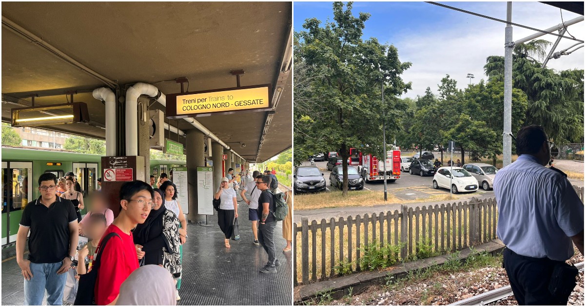 milano la linea m2 della metropolitana sospesa a causa di un cane sui binari