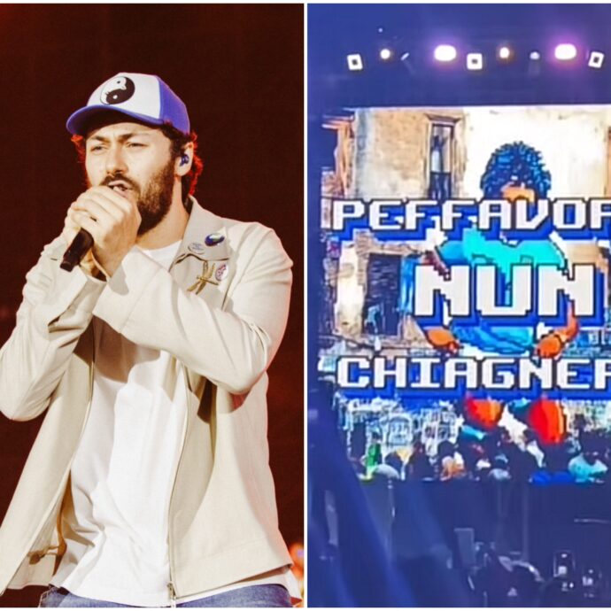 “Peffavore nun chiagnere”: i Pinguini Tattici Nucleari omaggiano Napoli cantando “Pastello Bianco” in napoletano – VIDEO