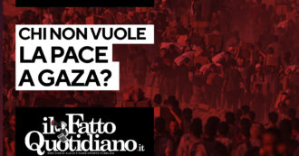 Copertina di Chi non vuole la pace a Gaza? Segui la diretta con Peter Gomez e Riccardo Antoniucci