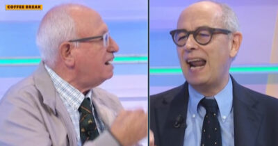 Copertina di Scontro Mini-Giacalone. “Si rilegga la storia dell’Ucraina”. “Lei ripete le falsità di Putin”. Su La7