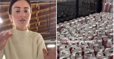 Copertina di “Dovrei avere paura?”: raccoglie per una settimana le lattine di Diet Coke del capo, il racconto di Annie Bogart è virale su TikTok