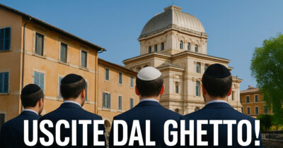 Copertina di Il silenzio della comunità ebraica italiana su Gaza è complicità. Il mio appello: uscite dal ghetto!