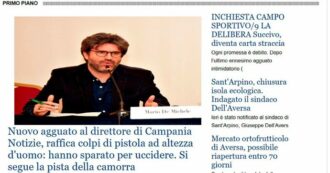 Copertina di Giornalista arrestato per estorsione a ex sindaco di Orta di Atella (Caserta), trovati 5mila euro