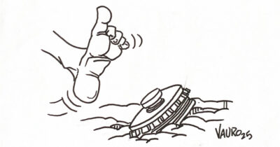 Copertina di La vignetta di Vauro