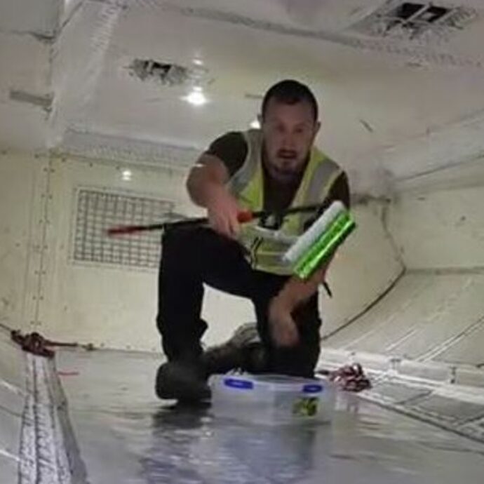 “Attenzione, c’è un serpente sull’aereo e può essere velenoso”: panico tra i passeggeri a bordo, le autorità chiamano un esperto “acchiappaserpenti”